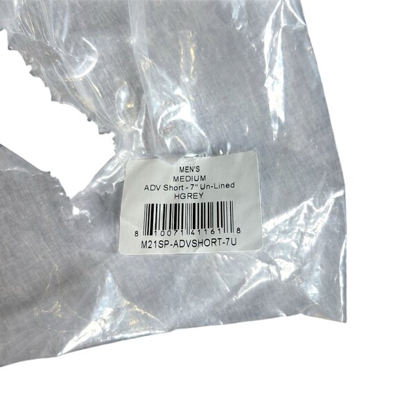 Flint Park Advantage Un-Lined 7" Short Men's Size Medium in Heather Grey NWT! - Picture 4 of 6